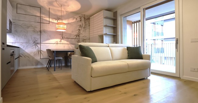 Refined furnished studio flat for rent Milan - Via Giovanni Battista Piranesi