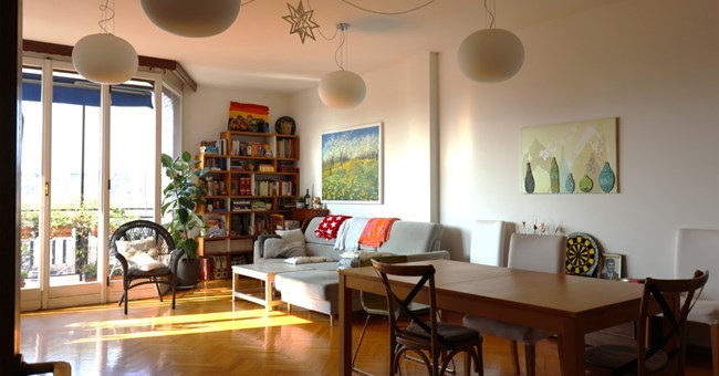 Elegant apartament with terrace for rent Milan - Via Carlo Ravizza